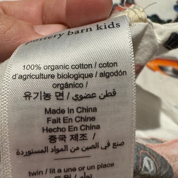 Pottery Barn Car Print Twin Size Flat Top Sheet - Picture 5 of 7